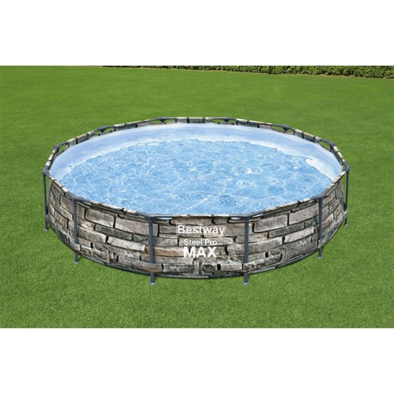 Bestway Steel Frame Above Ground Swimming Pool with Filter Pump and Filter, 6 of 8