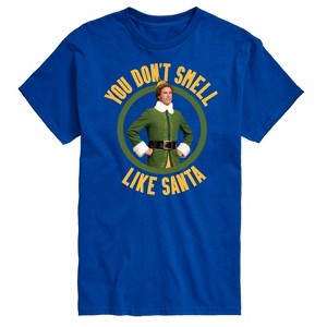 Men's - ELF - Christmas You Don't Smell Like Santa Short Sleeve Graphic T-Shirt - 1 of 4