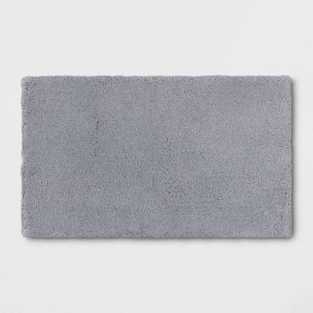 24inx40in Bath Rug Light Gray - Threshold Signature™