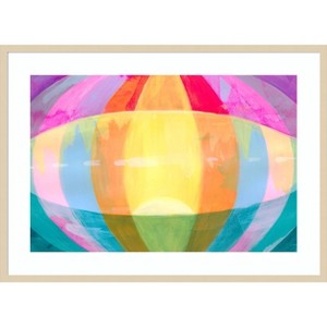 Amanti Art Neon Flare III by Grace Popp Wood Framed Wall Art Print - 1 of 4