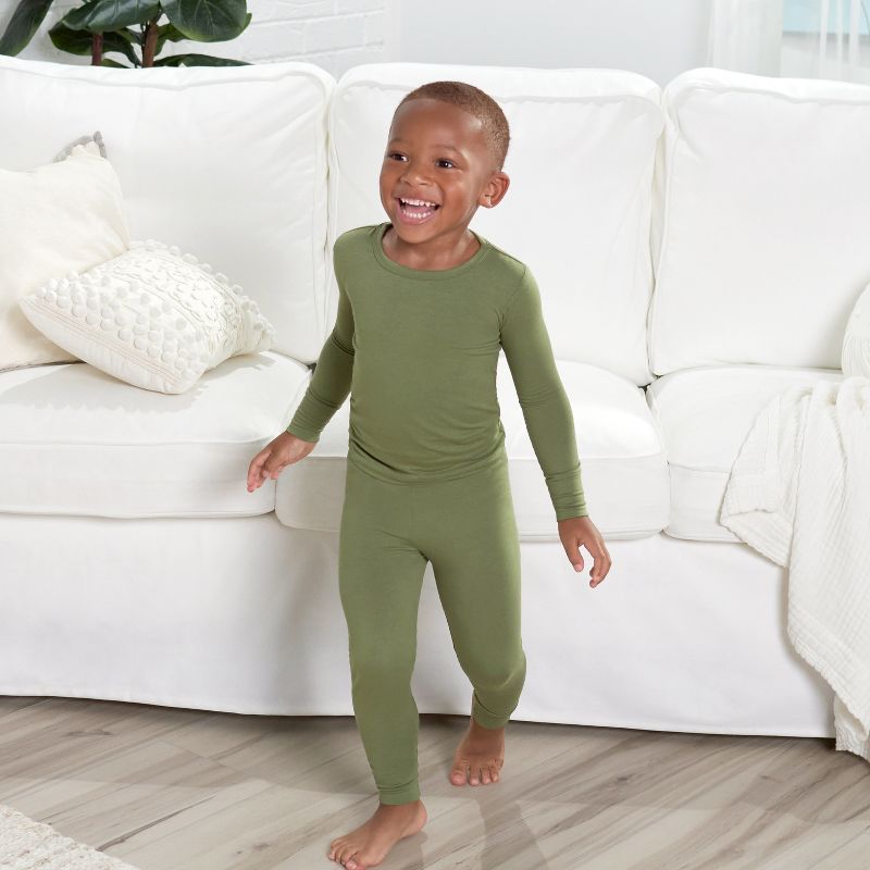 Gerber Infant & Toddler Neutral Buttery Soft Snug Fit Pajama Set, 2-Piece, 5 of 10