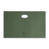 Smead Hanging Pockets with Full-Height Gusset, 1 Section, 1.75" Capacity, Legal Size, Standard Green, 25/Box - 2 of 4