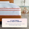 PAGED Mattress 10 Inch Hybrid Mattress Fiberglass Free Bed Matress with Memory Foam & Pocket Spring for Breathable Comfort - 3 of 4