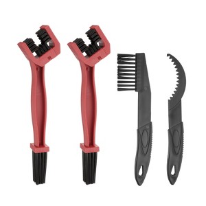 Unique Bargains Bicycle Chain Cleaning Tool Set for Gears Maintenanc 4 Pcs - 1 of 4