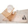 Norpro 16" x 18" Washable Microfiber Dish Drainer Glass Drying Mat Pad - Cream (2 Pack) - 4 of 4
