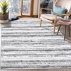 Washable Modern Geometric Rug Non Slip Low Pile Rug Soft Throw Floor Cover Foldable Indoor Carpet for Living Room Bedroom Playroom Nursery - 4 of 4