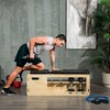 NAYSAYE Exercise Trainer Adjustable Weight Bench with Storage Rack and Resistance Rope for Home Gym Workouts, Wood, 43.30"*13.80"*42.30" - 2 of 4
