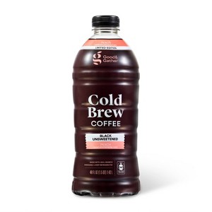 Cold Brew Coffee Black Peach Flavored With Other Natural Flavors - 48 fl oz - Good & Gather™ - 1 of 4