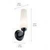 Kichler Lighting Truby 1 - Light Sconce in  Black - 4 of 4