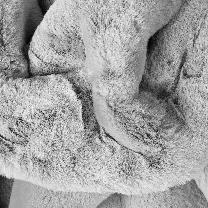 Well Woven Faux Rabbit Fur Shag Super Soft Mat Area Rug, 3 of 9