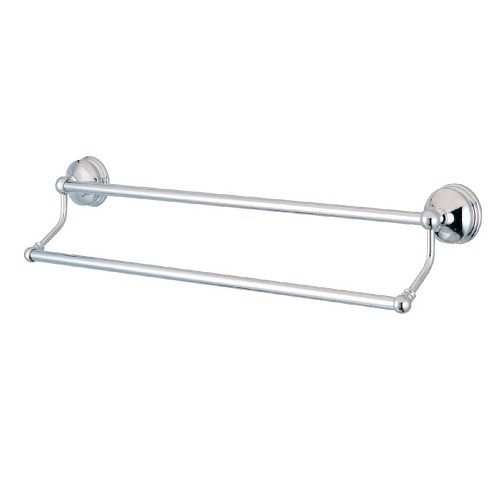 Double Modern Towel Bar Brushed Nickel - Threshold