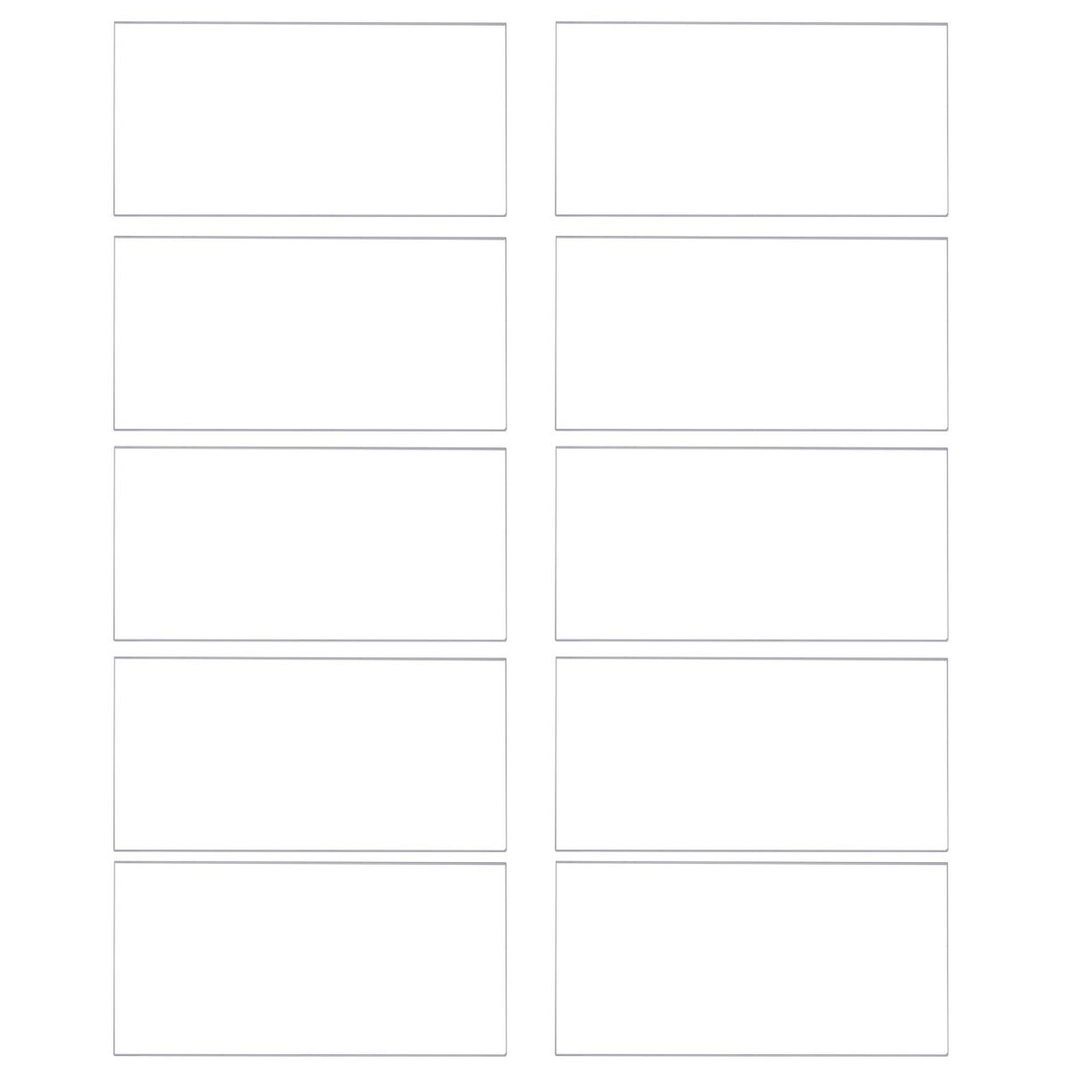 Unique Bargains Acrylic Versatile Durable Creative Place Cards Clear