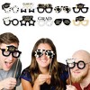 Big Dot of Happiness 2025 Hello College Graduation Glasses - Paper Card Stock Party Photo Booth Props Kit - 10 Count - 2 of 4