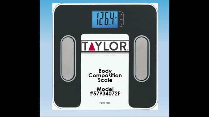 Body Composition Scale Black - Taylor, 2 of 8, play video