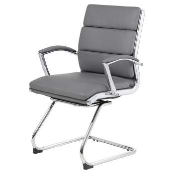 Contemporary Executive Guest Chair Gray - Boss Office Products