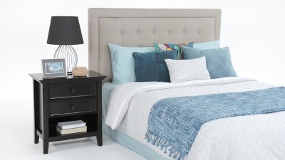Amherst Light Golden Brown Solid Wood 2-Drawer Nightstand