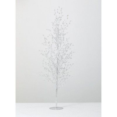 Sullivans Beaded Tree 32"H Silver