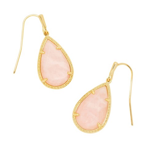 Kendra scott deals rose quartz earrings