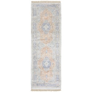 Oriental Weavers Malabar 45301 Blue/ Red Indoor Area Rug - 2'6" x 8' - 1 of 4
