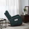 Modern Rocking Chair Accent Chair, Lazy Recliner Comfortable Fabric Leisure Sofa With Side Pockets For Bedroom Coffee Shop Office - 4 of 4