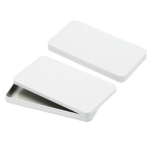 Unique Bargains Tinplate Money Ticket Credit Card Check Organizing Decorative Banks 6.7" x 3.5" 2 Pcs - 1 of 4