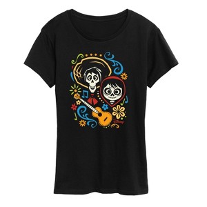 Women's - Coco - Hector And Miguel Short Sleeve Graphic T-Shirt - 1 of 4
