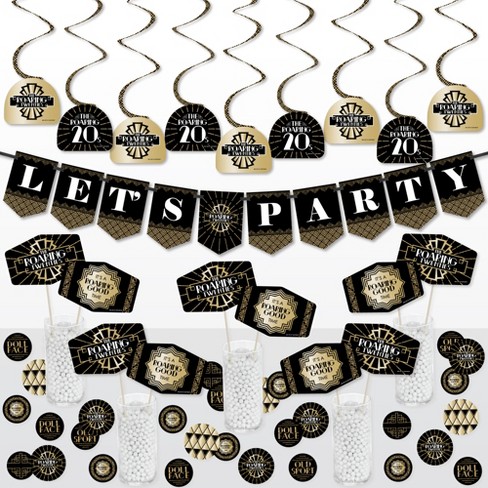 Big Dot Of Happiness Roaring 20's - Diy 1920s Art Deco Jazz Party Signs -  Snack Bar Decorations Kit - 50 Pieces : Target