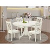 Oval Dining Table Set 5pc - Renaissance Style Table & 4 Chairs - Elegant Dining Room Furniture - 2 of 4