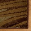 Modern Abstract Multi-Colored Power-Loomed Living Room Bedroom Entryway Indoor Area Rug or Runner by Blue Nile Mills - 4 of 4