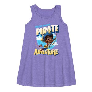 - Santiago of The Sea - Another Awesome Pirate Adventure Graphic Sleeveless Aline Dress - 1 of 3