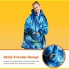 Joyfy Wearable Blanket Hoodie for Kids Adults, Christmas Oversized Flannel Fleece Sweatshirt Blanket, Cozy Blanket Birthday Gift for Family Girls Boys - 4 of 4