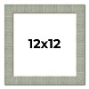 PosterPalooza | Square Sculpted Blue Picture Frame - UV Acrylic, Foam Board Backing, Hanging Hardware - 2 of 4