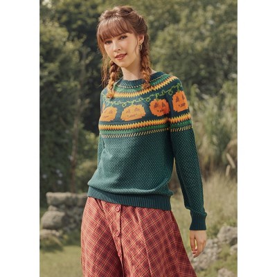 Give 'Em Pumpkin To Talk About Fair Isle Sweater