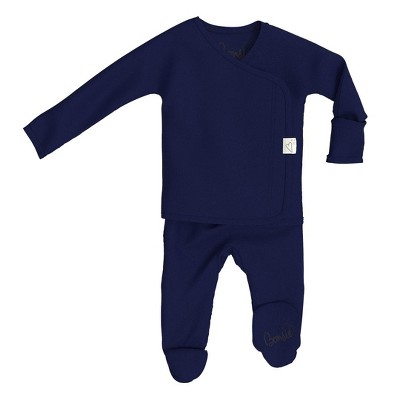 Bonsie Skin to Skin Babywear - Footie - Midnight Blue