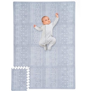 Stylish Baby Play Mat for Your Baby Boy or Girl - Large and Soft Foam Playmat Creates A Safe Play Area for Little Ones - 1 of 4