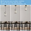 POWLIG 1 - Light Black Crystal Single Pendant Light Modern Metal Luxury Chandeliers - 4 of 4