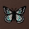 Dalix Butterfly Embroidered Fleece Jogger Cuff Sweatpant Sweats Soft Warm Cute Womens - 2 of 4