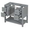 36 Inch Bathroom Vanity, Bathroom Cabinet With 4 Drawers, 2 Soft Closing Doors, Solid Wood Frame - 4 of 4