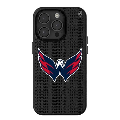 Keyscaper NHL Eastern Conference Teams Text Backdrop MagSafe Compatible Cell Phone Case for Apple iPhone