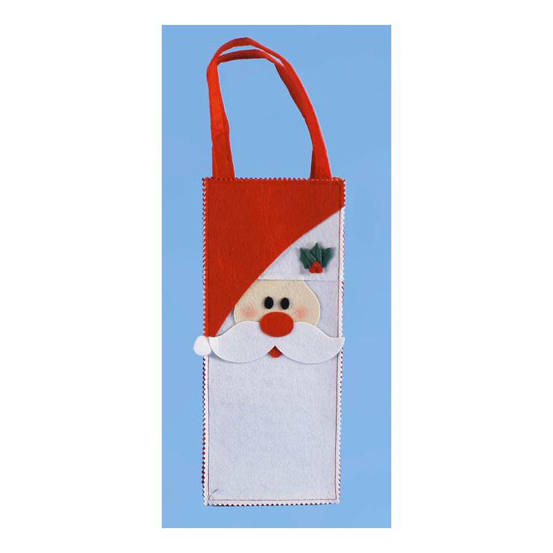 Don Mechanic 13.5 Red Santa Claus Pouch with Christmas Place Mats Set, 1 of 2