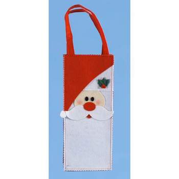 Don Mechanic 13.5 Red Santa Claus Pouch with Christmas Place Mats Set