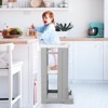 Toddler Tower Height Adjustable Step Stool for Kids Montessori Learning Stool Toddler Kitchen Stool Helper with Dry Erase Board - 3 of 4