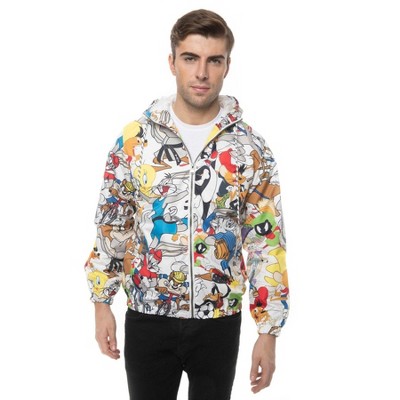 Members Only Looney Tunes Print Jackets for Men Casual