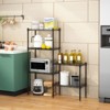 Karl Home | 59in. H x 21.25in. W x 11.42in.D 5 Layer Wire Shelving Unit - 3 of 4