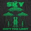 Mens Funny T Shirts The Sky Isnt The Limit Sarcastic Alien Graphic Novelty Tee For Men - Crazy Dog Men's T Shirt - 2 of 4