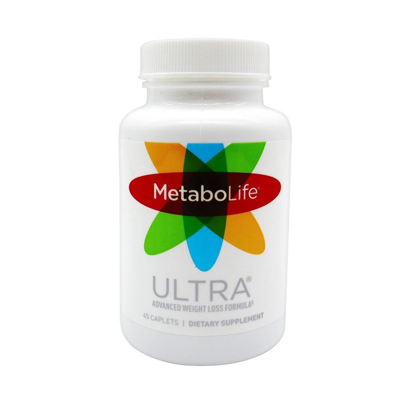 Metabolife Ultra Advanced Weight Loss Formula Dietary Supplement Caplets - 45ct, 1 of 9