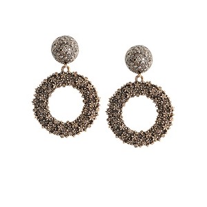 SOHI Women's Antique Silver Party Drop Earrings - 1 of 4