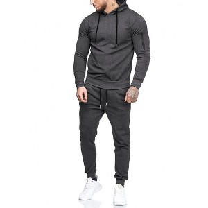 COOFANDY Men's Tracksuit 2 Piece Hooded Athletic Sweatsuits Casual Running Jogging Sport Suit Sets - 1 of 4