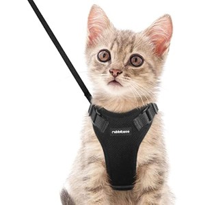 rabbitgoo Cat Harness and Leash Set, Plush Warm  Cat Winter Apparel for Cold Weather Outdoor, XS (Chest: 13.5"-16") - 1 of 1