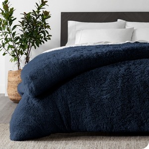 Shaggy Faux Fur Duvet Cover by Bare Home - 1 of 4